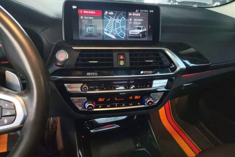 Used BMW X3 2019 xDrive30i Leading Model M Sport Package Audio And AC Panel