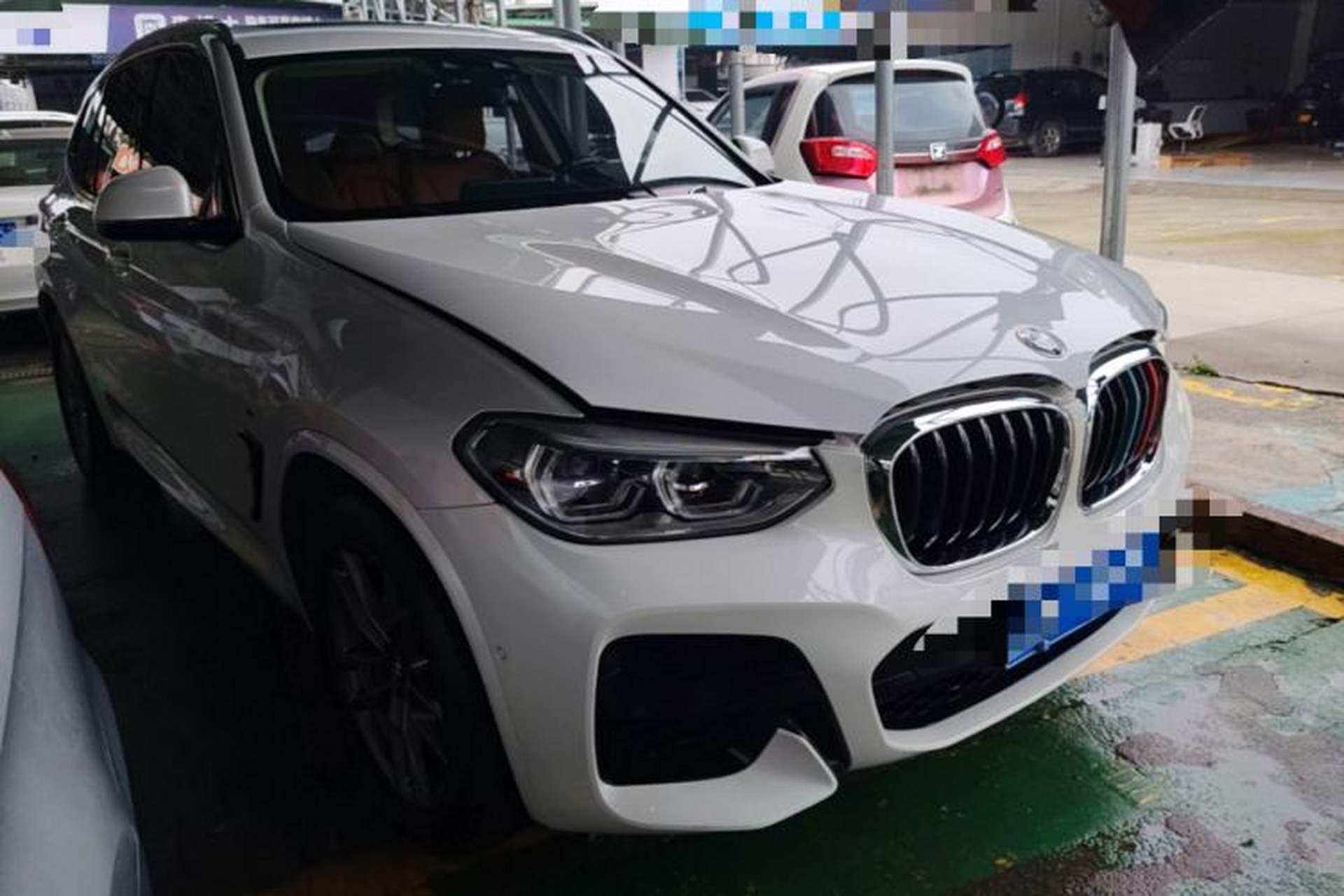 Used BMW X3 2019 xDrive28i M Sport Package Front Right 45 Deg