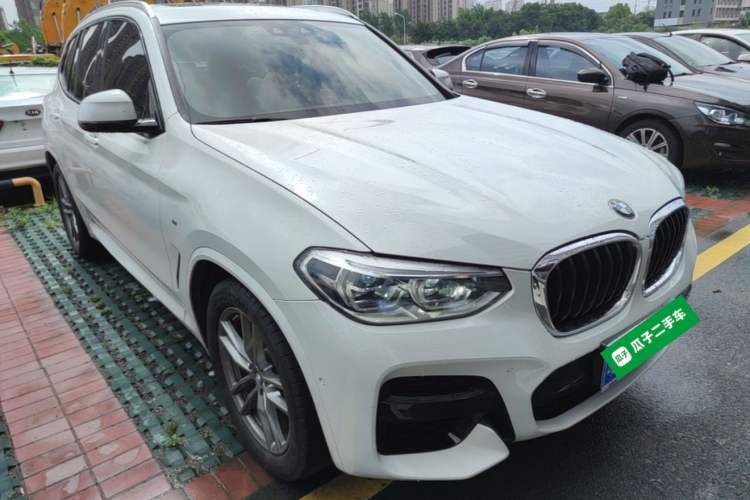 Used BMW X3 2019 xDrive25i M Sport Package Front Right 45 Deg