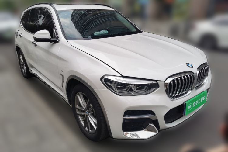 Used BMW X3 2019 xDrive25i M Sport Package Front Right 45 Deg