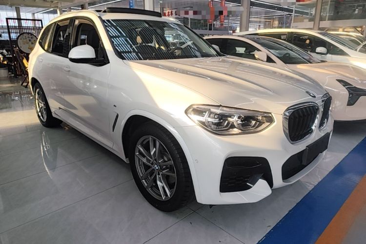 Used BMW X3 2019 xDrive25i M Sport Package Front Right 45 Deg