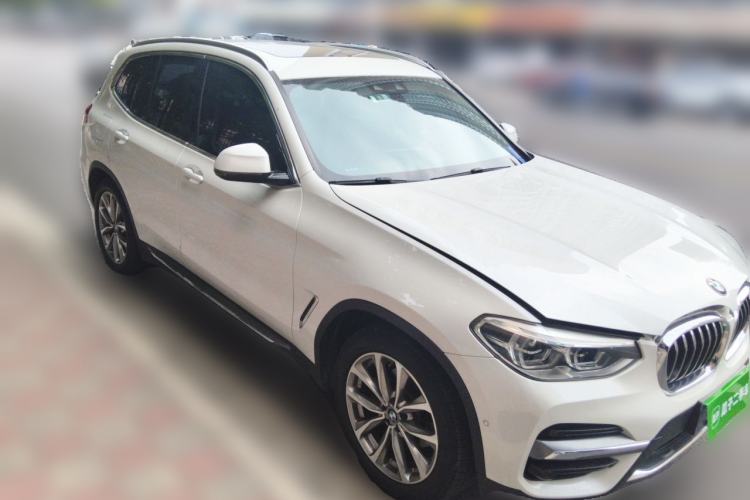 Used BMW X3 2019 xDrive25i M Sport Package Front Right 45 Deg