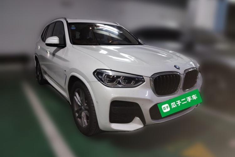 Used BMW X3 2019 xDrive25i M Sport Package Front Right 45 Deg