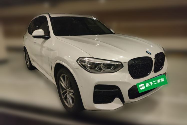 Used BMW X3 2019 xDrive25i M Sport Package Front Right 45 Deg