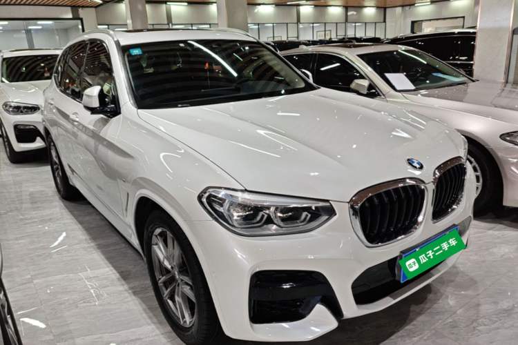 Used BMW X3 2019 xDrive28i M Sport Package Front Right 45 Deg