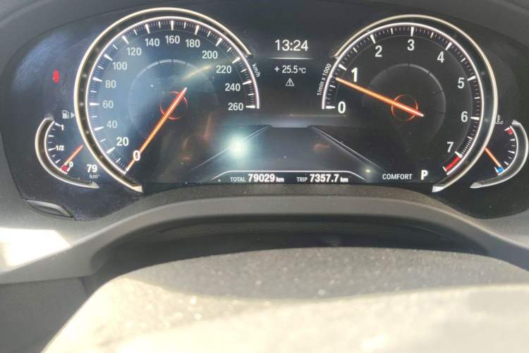 Used BMW X3 2019 xDrive28i M Sport Package Odometer Close Up