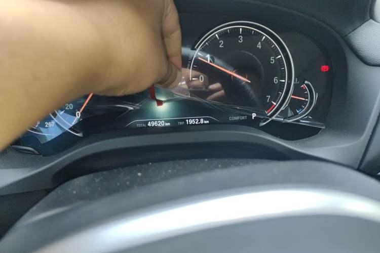 Used BMW X3 2019 xDrive28i M Sport Package Odometer Close Up