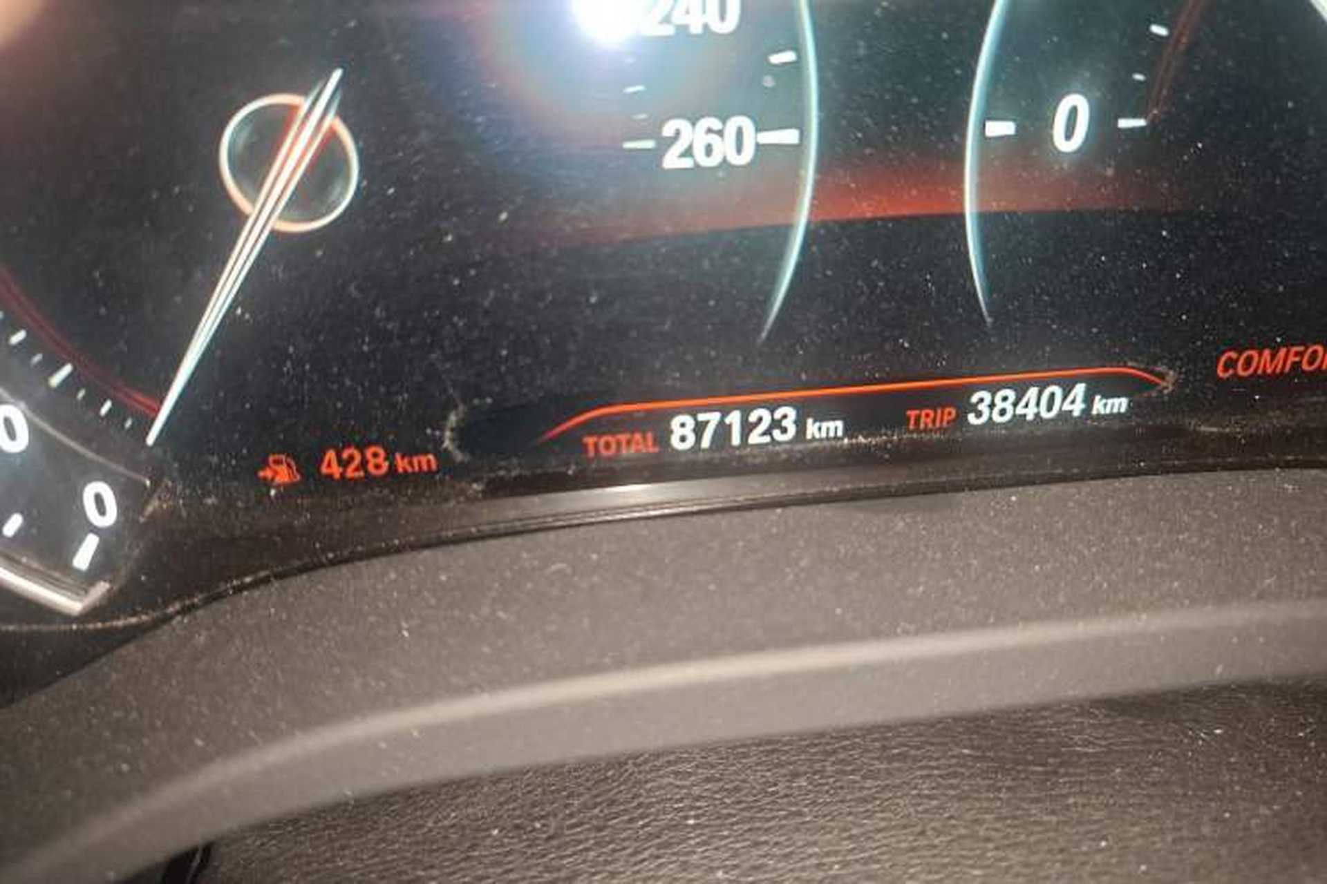 Used BMW X3 2019 xDrive25i Luxury Package Odometer Close Up