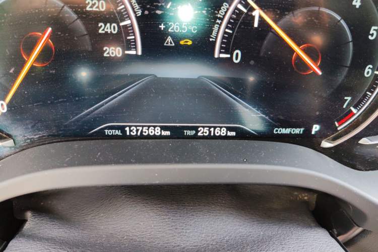 Used BMW X3 2019 xDrive28i M Sport Package Odometer Close Up