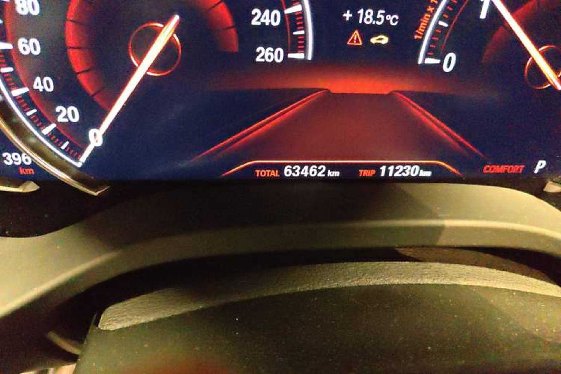 Used BMW X3 2019 xDrive28i M Sport Package Odometer Close Up