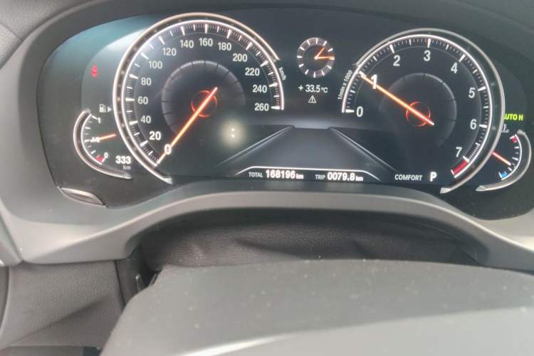Used BMW X3 2019 xDrive28i M Sport Package Odometer Close Up
