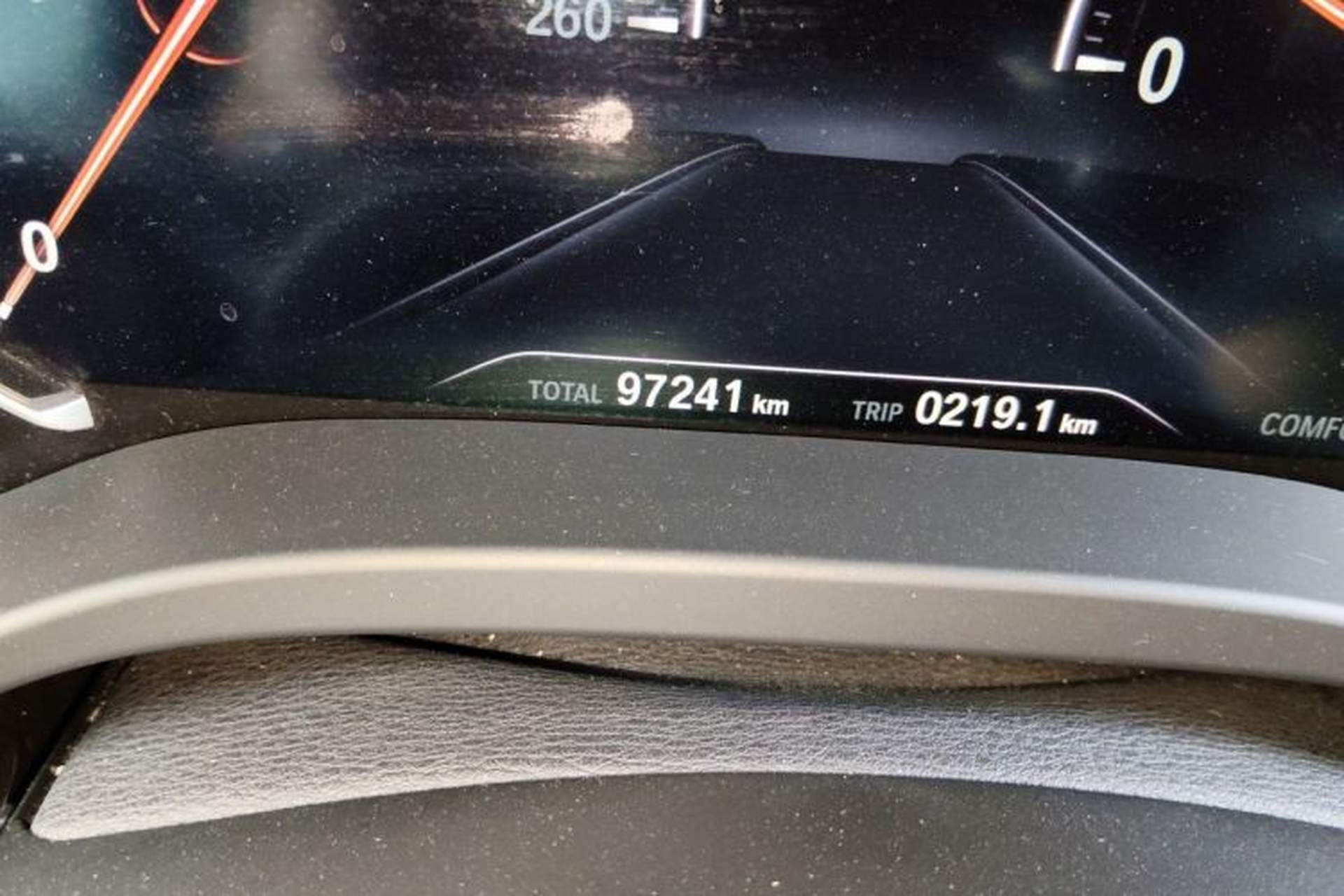 Used BMW X3 2019 xDrive28i M Sport Package Odometer Close Up