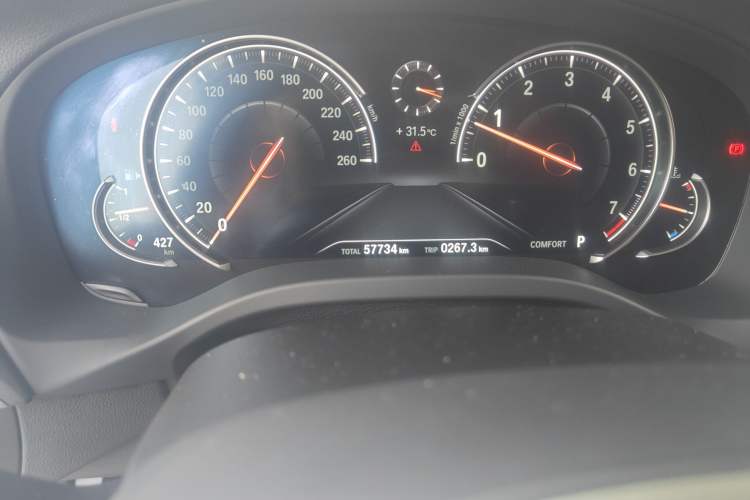 Used BMW X3 2019 xDrive28i M Sport Package Odometer Close Up