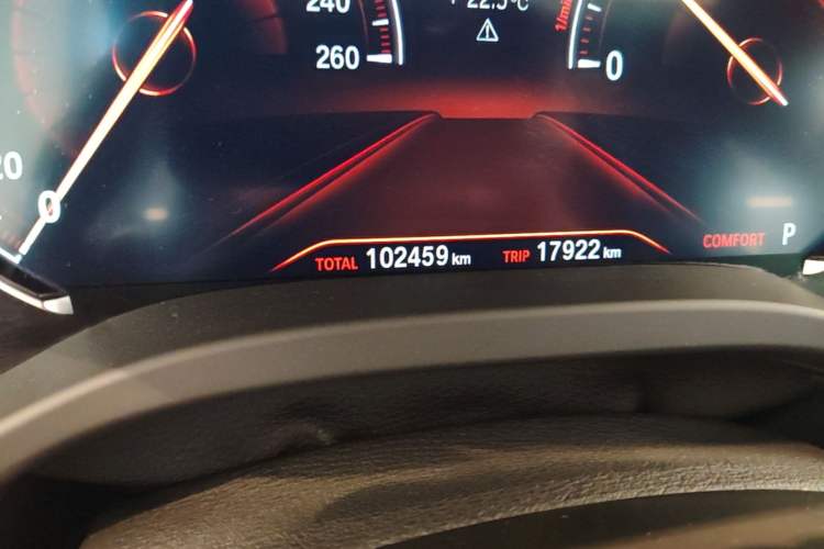 Used BMW X3 2019 xDrive28i M Sport Package Odometer Close Up