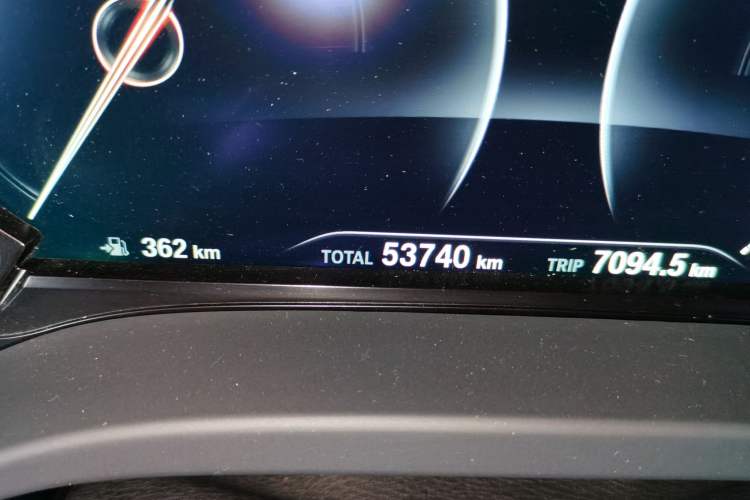 Used BMW X3 2019 xDrive25i M Sport Package Odometer Close Up