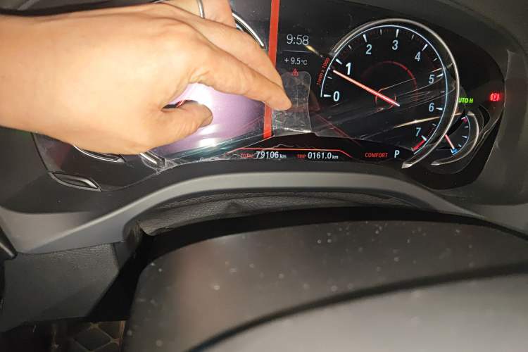 Used BMW X3 2019 xDrive28i M Sport Package Odometer Close Up