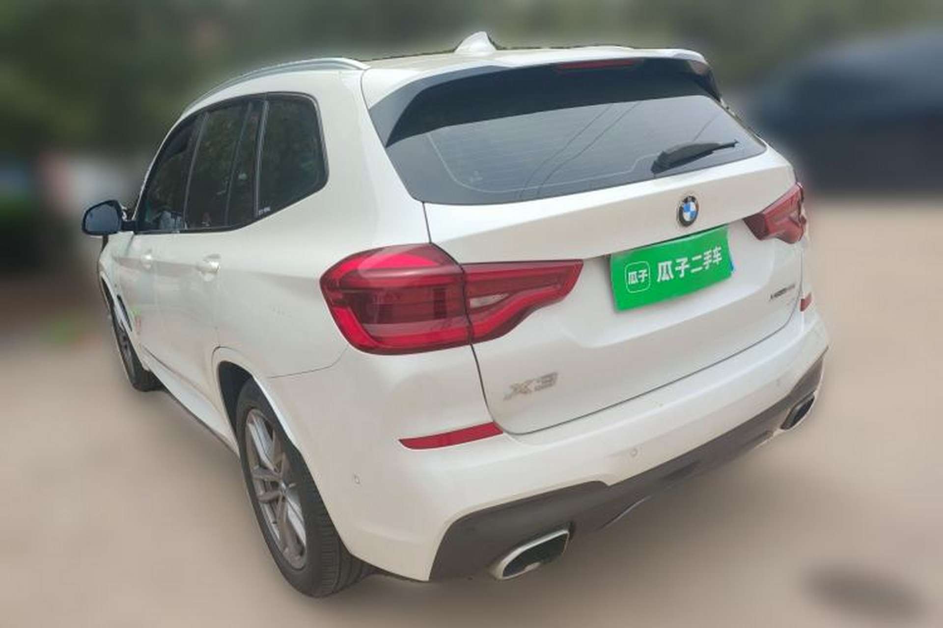 Used BMW X3 2019 xDrive28i M Sport Package Rear Left 45 Deg