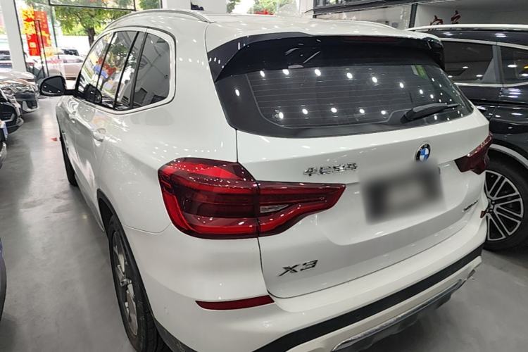 Used BMW X3 2019 xDrive28i Luxury Package Rear Left 45 Deg