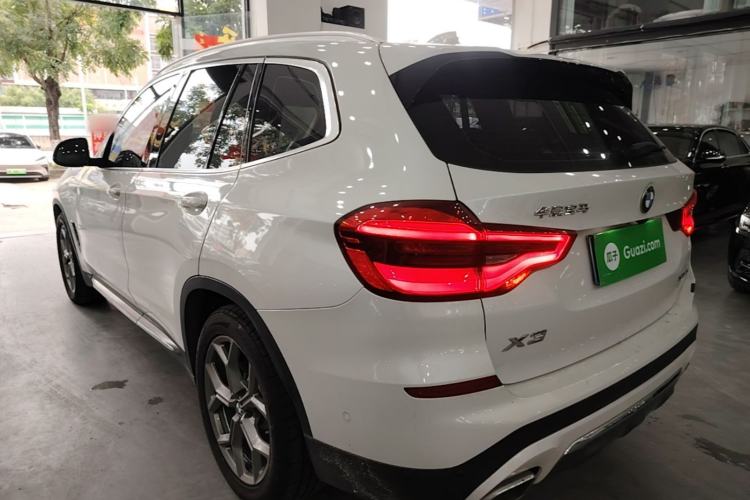 Used BMW X3 2019 xDrive28i Luxury Package Rear Left 45 Deg