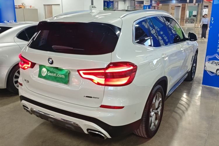 Used BMW X3 2019 xDrive28i Luxury Package Rear Right 45 Deg