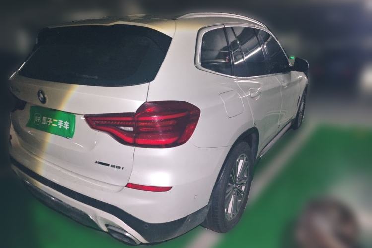 Used BMW X3 2019 xDrive28i Luxury Package Rear Right 45 Deg