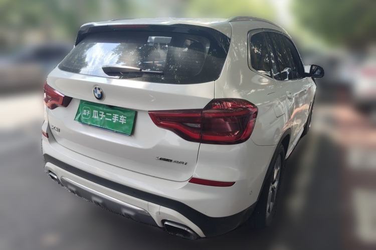 Used BMW X3 2019 xDrive28i Luxury Package Rear Right 45 Deg