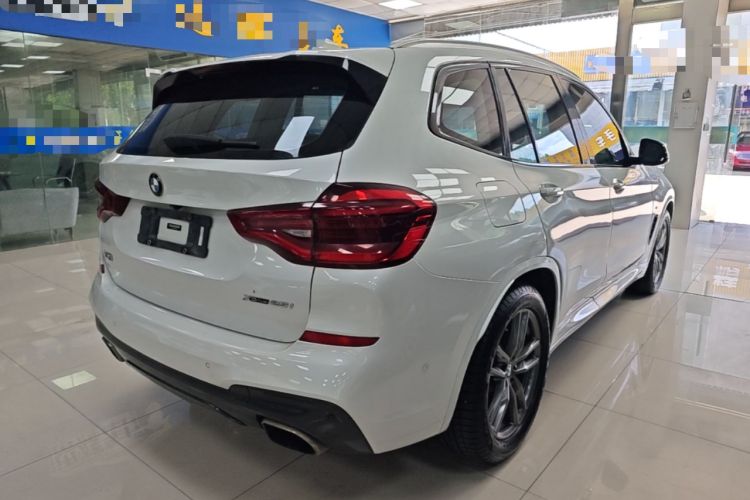 Used BMW X3 2019 xDrive25i M Sport Package Rear Right 45 Deg