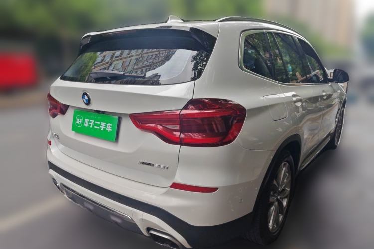 Used BMW X3 2019 xDrive25i Luxury Package Rear Right 45 Deg