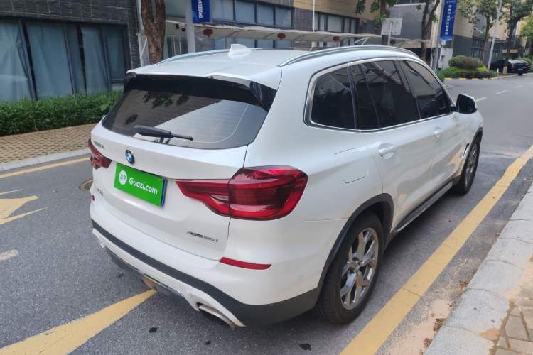 Used BMW X3 2019 xDrive28i Luxury Package Rear Right 45 Deg