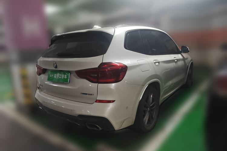 Used BMW X3 2019 xDrive25i M Sport Package Rear Right 45 Deg