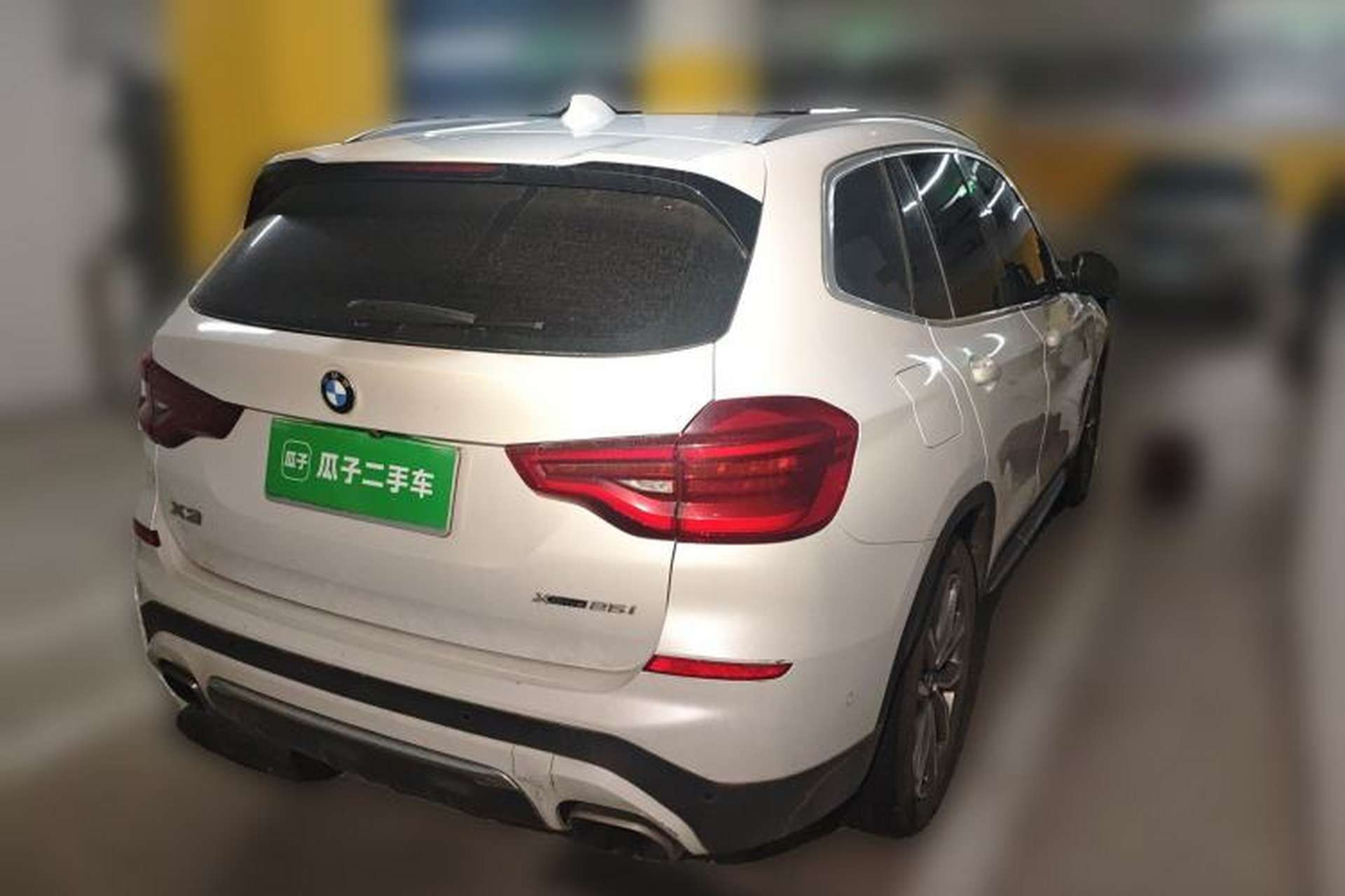Used BMW X3 2019 xDrive25i Luxury Package Rear Right 45 Deg