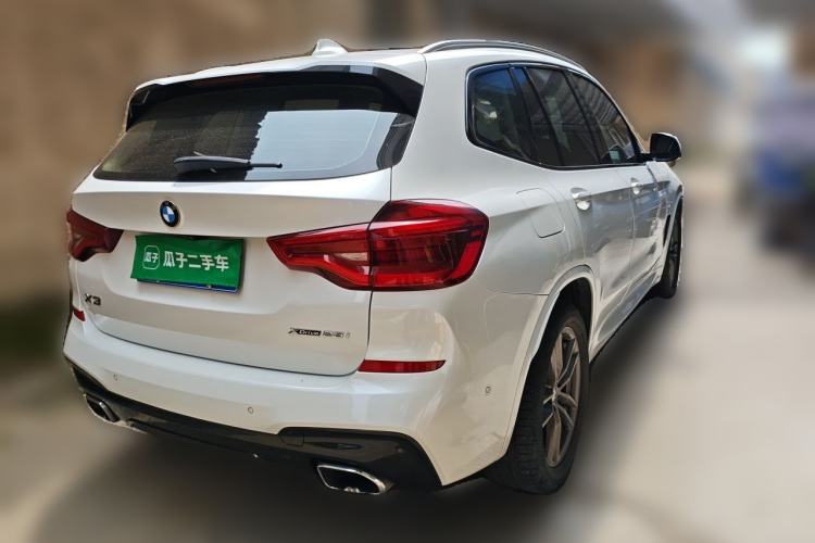 Used BMW X3 2019 xDrive25i M Sport Package Rear Right 45 Deg