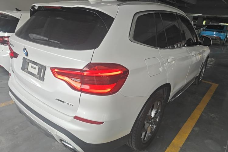 Used BMW X3 2019 xDrive28i Luxury Package Rear Right 45 Deg