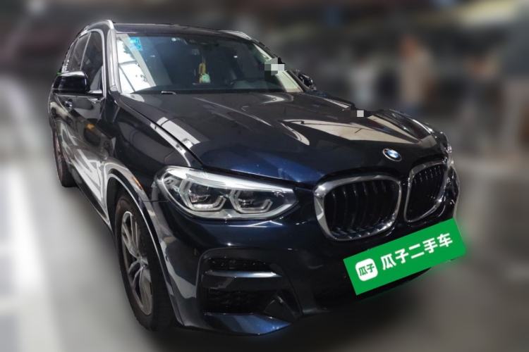 Used BMW X3 2020 xDrive25i M Sport Package Front Right 45 Deg