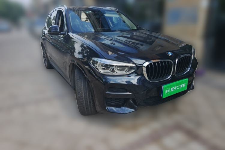 Used BMW X3 2020 xDrive30i Luxury Model with M Sport Package Front Right 45 Deg