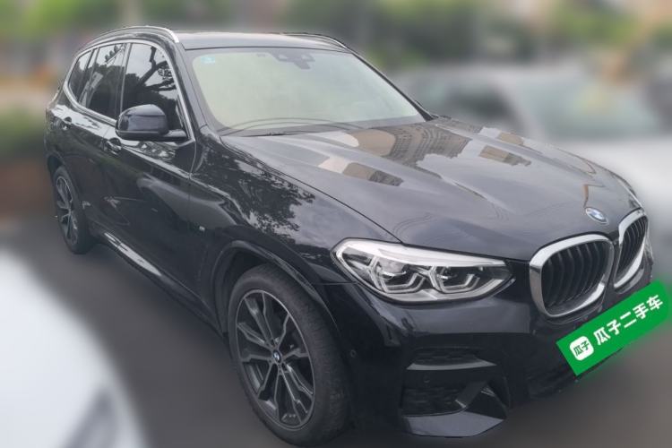 Used BMW X3 2020 xDrive30i Luxury Model with M Sport Package Front Right 45 Deg