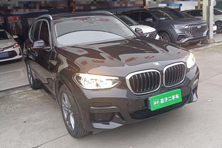 Used BMW X3 2020 xDrive25i M Sport Package Front Right 45 Deg
