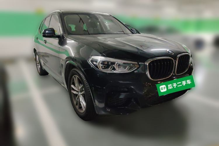 Used BMW X3 2020 xDrive25i M Sport Package Front Right 45 Deg
