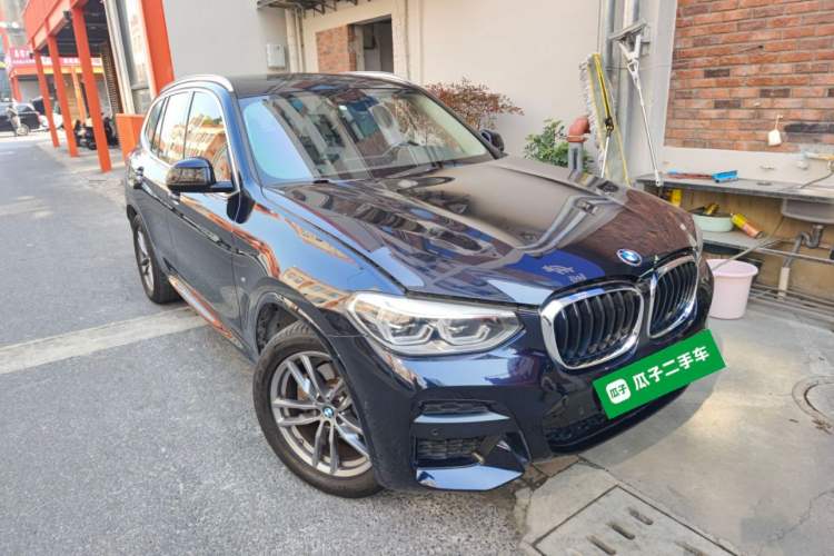 Used BMW X3 2020 xDrive28i M Sport Package Front Right 45 Deg