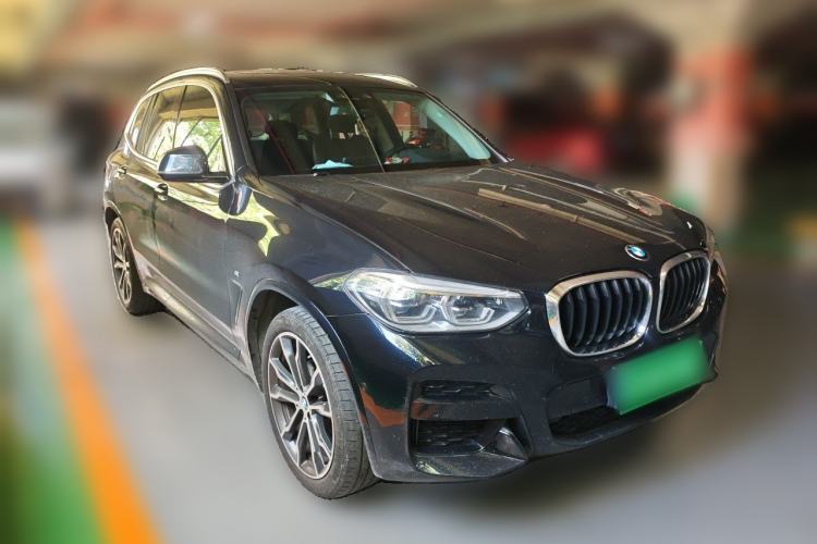 Used BMW X3 2020 xDrive30i Luxury Model with M Sport Package Front Right 45 Deg