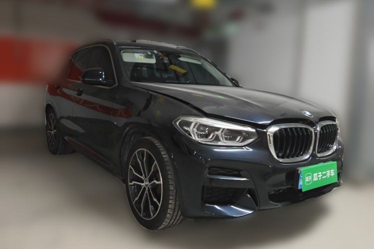 Used BMW X3 2020 xDrive30i Luxury Model with M Sport Package Front Right 45 Deg