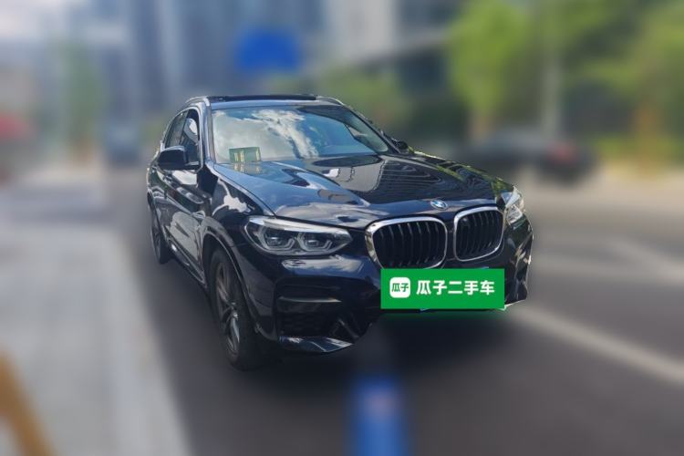 Used BMW X3 2020 xDrive25i M Sport Package Front Right 45 Deg