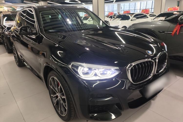 Used BMW X3 2020 xDrive30i Luxury Model with M Sport Package Front Right 45 Deg