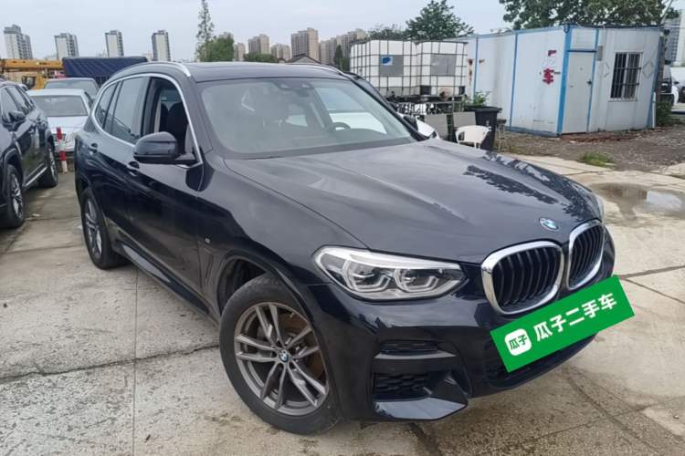 Used BMW X3 2020 xDrive28i M Sport Package Front Right 45 Deg