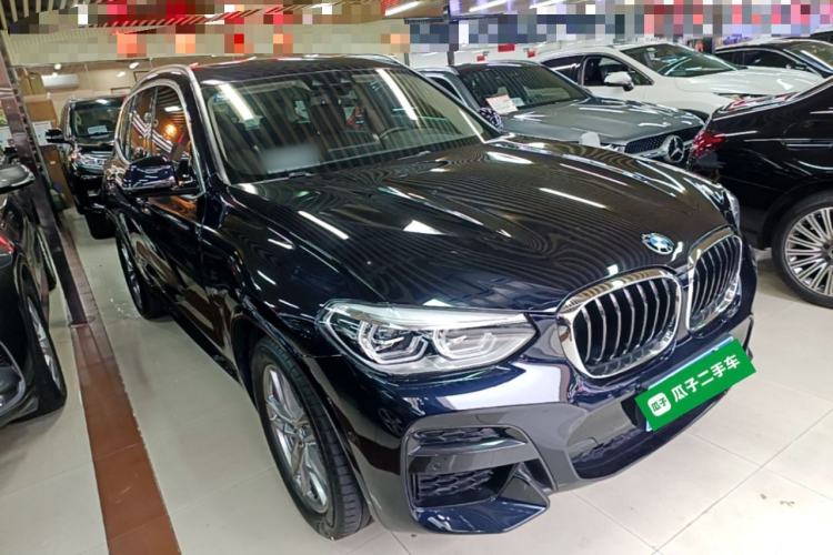 Used BMW X3 2020 xDrive25i M Sport Package Front Right 45 Deg