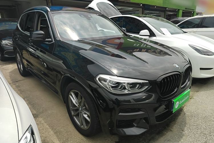 Used BMW X3 2020 xDrive25i M Sport Package Front Right 45 Deg