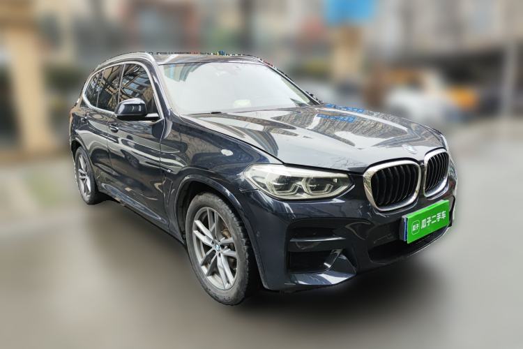 Used BMW X3 2020 xDrive25i M Sport Package Front Right 45 Deg