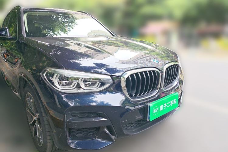 Used BMW X3 2020 xDrive30i Luxury Model with M Sport Package Front Right 45 Deg