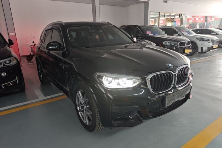 Used BMW X3 2020 xDrive25i M Sport Package Front Right 45 Deg