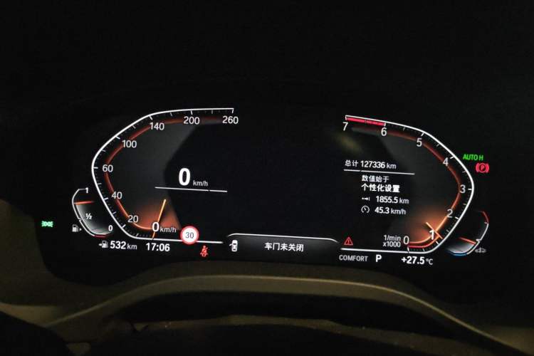 Used BMW X3 2020 xDrive30i Luxury Model with M Sport Package Instrument Cluster